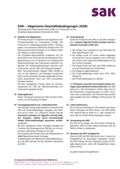 AGB – Allgemeine Geschäftsbedingungen für die Übertragung der HKN von Produzenten an die SAK